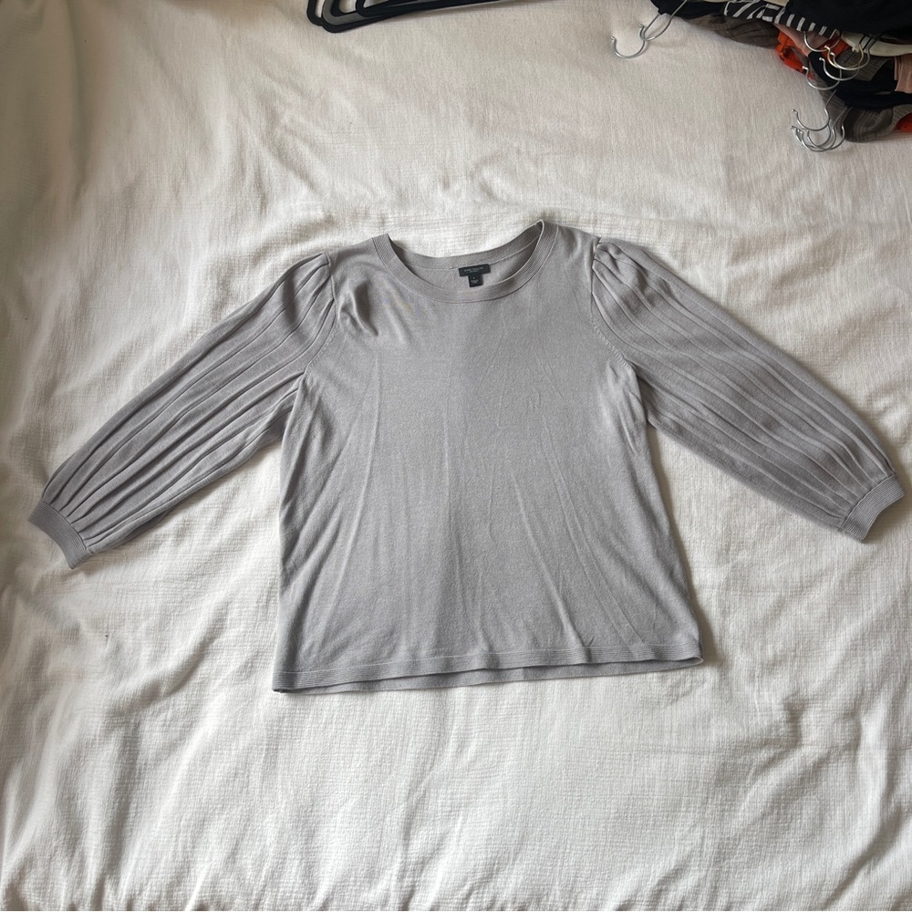 Gray Ann Taylor sweater